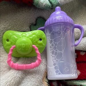 Cabbage patch kids pacifier and bottle